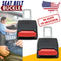 Universal Car Seat Belt Buckle Extension Extender Clip Auto Alarm Stopper Seat Adapter 2pcs