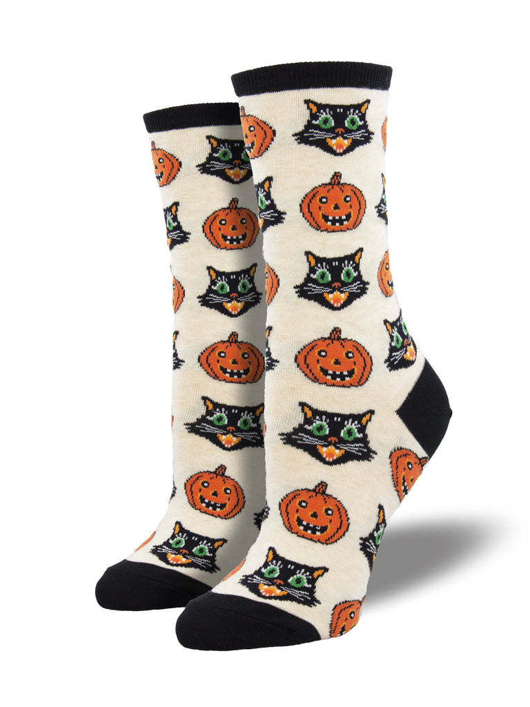 Halloween Creative Funny Pumpkin Jacquard Trendy Socks