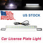 Universal License Plate LED Lamp Back Light Bar For Car SUV Truck RV 6000K White